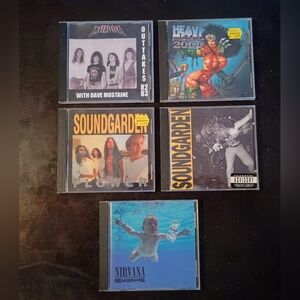 Grunge CD Collection - Black and Gray